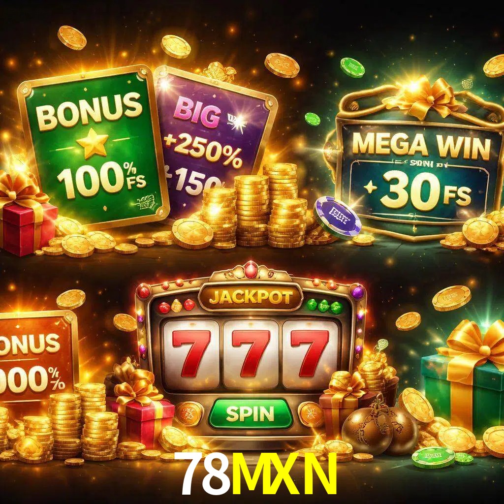 Tipos de bonos 78MXN incluyendo recompensas de bienvenida y promociones continuas